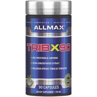 Allmax - Tribx90 Natural Testosterone Booster & Libido Enhancer - 750 MG (90 Capsules)